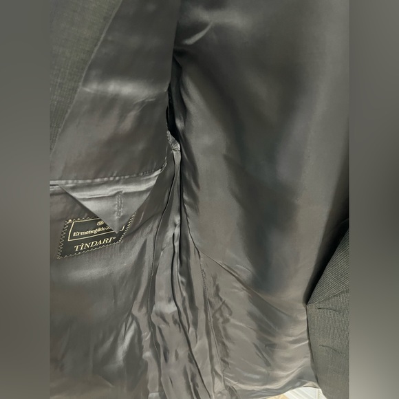 Ermenegildo Zegna TINDART Gray wool luxury blazer Made in Italy Men’s size 40. - Picture 9 of 14